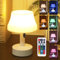 WRalwaysLX color-changing Nachttischlampe mit Fernbedienung, batteriebetriebene Lampe with remote control