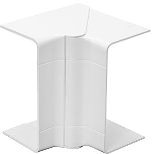 KOMIB Inneneck für Brüstungskanal, Kabelkanal 120 x 60 mm Weiß (Reinweiß) Halogenfrei (ABS) - VDE