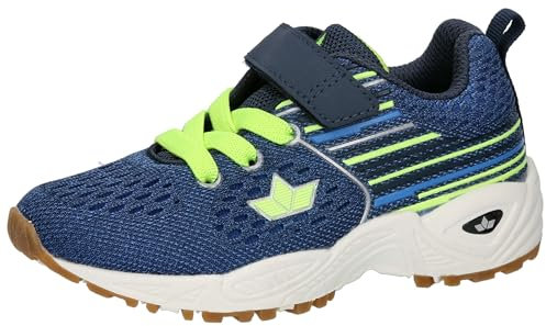 Lico Jungen Mic Vs Hallenturnschuhe, Marine Blau Lemon, 35 EU