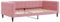 vidaXL Tagesbett, Gästebett 2-in-1, Sofabett Schlafsofa für Schlafzimmer Wohnzimmer, Bettsofa Sofa, Modernes Design, Rosa 100x200cm Samt
