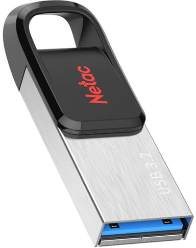 Netac Chiavetta USB 3.2 128GB impermeabile UM3 128 GB Flash Drive velocità di lettura fino a 120 MB/s chiavetta USB ad alta velocità pen drive compatibilità con l'interfaccia USB 2.0 3.0