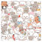 60 Stück Kawai Katze Aufkleber Auto Laptop Telefon Gitarre Skateboard Motorrad Fahrrad Kawaii Cat Stickers Set Vinyl Wasserdicht Aesthetic Aufkleber für Jugendliche Kinder Erwachsene