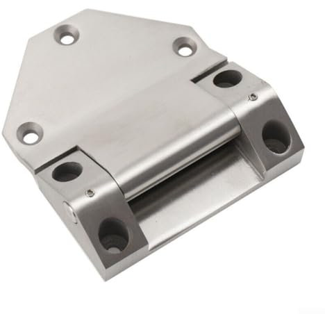 Cerniera resistente in acciaio inox per carichi pesanti, portata 500 kg, perfetta per porte di cucina e ufficio, facile da sostituire