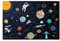 Close Up Universum XL Poster | Für Kinder | Detailreich & liebevoll gestaltet | handgezeichnete und coloriertes Universum | Lernposter | 61 x 91,5 cm