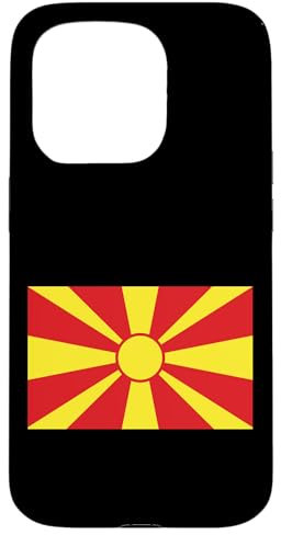 Flag North Macedonia Case for iPhone 15 Pro