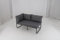 COSTWAY Garten Lounge Sofa, Lounge Möbel Outdoor, Gartensofa mit Kissen, 2-Sitzer Gartenlounge, Gartenmöbel, Terrassenmöbel, Balkonmöbel Kleiner Balkon, Grau