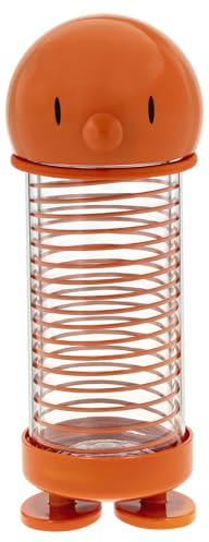 Hoptimist Bumble Trinkflasche - 400 ml - Wasserflasche für Kinder und Erwachsene, Geeignet für Kalte und Warme Getränke, Doppelwandiges Design, Tritan Kunststof, Orange
