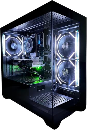 Ultimate Gaming PC Intel Core i7 • High-Performance • 32GB RAM • RTX 5060 8GB • 1TB SSD NVME • Premium Glass Case Gaming PC• Windows 11 | WiFi | Ultra Fast (Core i7 14th Gen)