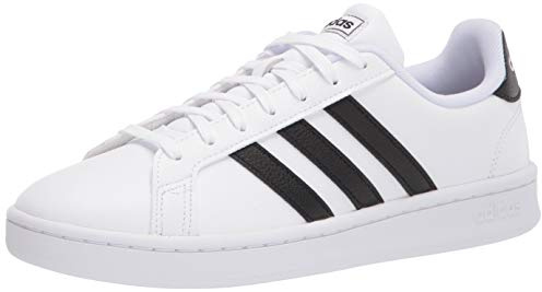 adidas Women's Grand Court Sneaker-White/Black/White