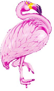 PartyDeco Folienballon Flamingo rosa 70x95cm Geburtstag