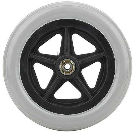 7 Inch Manual Wheelchair Front Wheels Replacement Parts Disabled Old People Health-Care Vehicles Walk Chair Walker Rubber Wheel.