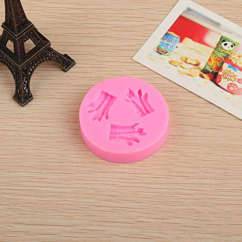 Stampo in silicone per 3 piccoli germogli di bambù, 3 stampi per cioccolatini con erba piccola e germogli di bambù, 3 stampi da forno fai da te per piccoli erba e germogli di bambù, 1 pezzo