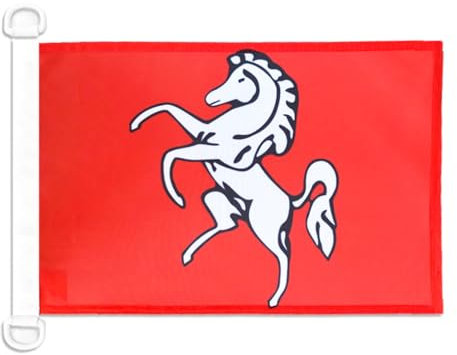 AZ FLAG Kent county Nautical Flag 18'' x 12'', County of Kent, England flags 30 x 45 cm, Banner 12x18 in for boat