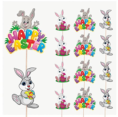 Osterhase, Hase, Cupcakes, Kuchendekoration, 14 Stück