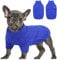 Queenmore Hundepulli Für Kleine Hunde Wärme Hundepullover Dackel Pullover Hund Strickmantel Mit Zopfmuster Hundepullover Französische Bulldogge Bulldog Chihuahua Katzen Corgi, Blau, Xs