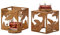 PartyLite Goldenes quadratisches Votivkerzenhalter-Set/Paar