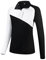 Black Crevice Damen Zipper Funktionsshirt, weiß/schwarz, 38