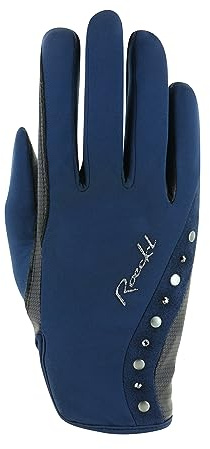 Roeckl Sports Reithandschuh JARDY, 3 Farben, Größe 6-8.5 | Swarovski® Kristalle | winddichte Roeck-Proof® Oberhand | Roeck-Air Innenhand | Passform für Frauen