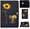 XFDSFDL® Protective Cover for Lenovo Tab M9 TB-310 (9.0 Inch) PU Leather Flip Case Elephant Pattern with Auto Wake/Sleep Built Stand Holster Wallet Device Shell 04