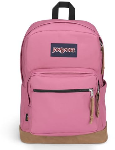 JANSPORT, Straight Pocket, Backpack, One Size, Mauve Haze, One Size, Casual