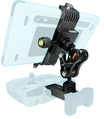 HUGEROCK X7 Tablet-Halterung für DJI M3/AIR 2/Mini 2 Drohne Tablet Display Mavic 3 Zubehör Multi-Winkel verstellbar Einfache Installation