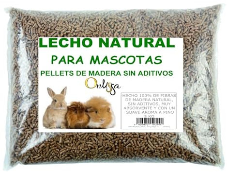 Pellets para Lecho De Conejo Cobaya Hamster (5 Kg, 1 Unidad)
