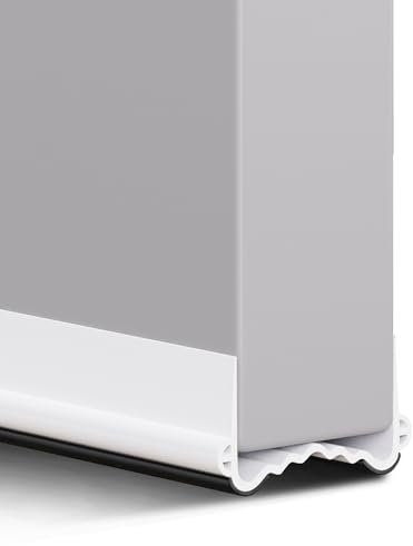 XAOCED 2 Stück Türdichtung Zugluftstopper für Türen 100cm, Schallschutz Türdichtung Unten Selbstklebend, Besser Geeignet für Türen Im Haus (Leicht zu installieren/Wiederverwendbar) (Weiß)