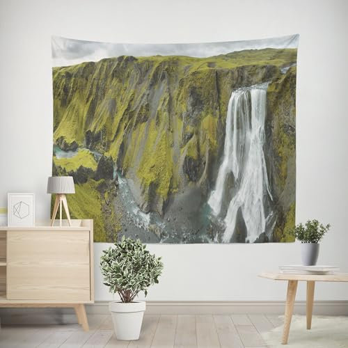 EHOMERY Wandbehang Gross Wandtuch Aesthetic Klein Wüstenlandschaft Wandteppich Entspannung Wandtuch Ethno Wohnzimmer Schlafzimmer Wandbehang Dekoration 350x250cm