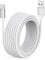 etguuds Extra-Long USB C Cable White 5m, USB to USB C Charger Cable 3.1A Fast Charging USBC Lead Braided for Samsung Galaxy S23 S22 S21 S20 S10 S9, Xperia XZ, PS5, Swith