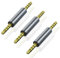 HATMINI 3er-Pack 3,5-mm-Audio-Adapter, 3,5-mm-1/8-Zoll-TRRS-Stereo-Klinkenadapter, 3,5-mm-Stereo-Stecker, vergoldete Anschlüsse, für Mobiltelefone, Tablets, Auto-Audio, Lautsprecher(M bis M)