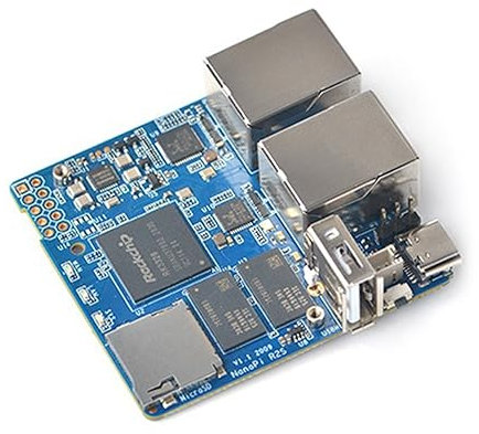 GMBYLBY Für NanoPi R2S Router Mit DualGbps Ethernet Ports Openwrt/LEDE Development Board DualGbps Ethernets Ports Für NanoPi R2S Open Source Router DualGbps Ethernets Ports RK3328 1GB