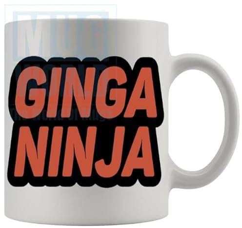 Ginga Ninja Mug Funny Ginger Red Head Strawberry Blonde Mug Secret Santa Birthday Christmas Colleague Gifts
