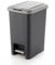DIVCHI Kitchen Trash Can with Pedal - 7L Wastebasket for Home, Office, Bathroom, and Bedroom - Garbage Bin with Lid and Liner (18.5L x 24.5W x 30H cm)