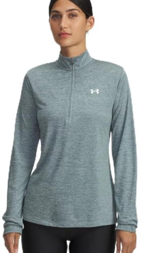 Under Armour Damen Tech Twist Viertelreißverschluss T-Shirt