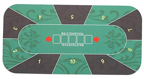 PHENOFICE Brettspiele Tischdecke Pokermatte rutschfest Bequem Einfach Zu Verstauen Pokermatte Pad