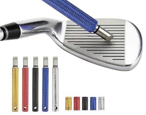 Red Golf Club Groove Sharpener Single Blade Sharpening Tool Cleaner Re Groove Wedges Irons