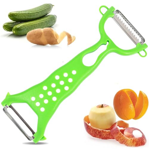 Veggieglide- RâPe LéGumes Double Face - RâPe Et éConome LéGumes Multifonctionnel, Epluche Legume PoignéE Ergonomique Pour Fruits, LéGumes, Pommes De Terre Acier Inoxydable DéSignation Cuisine