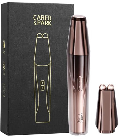 CARER SPARK Augenmassagegerät EMS Gesichtsmassagegerät Antifalten Anti-Aging mit RF Vibration Beheizte Eis für Gegen Tränensäcke Dunkle Kreise Schwellungen Anti Falten Anti Aging