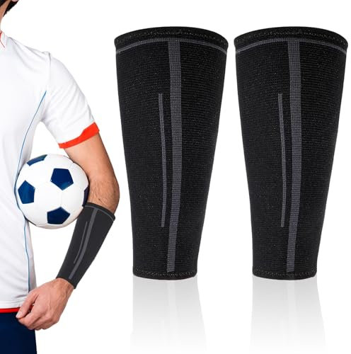 YQQYG 1 paio di manicotti a compressione per pallavolo, per uomini e donne, morbidi manicotti a compressione per pallavolo, per uomini e donne (taglia S)