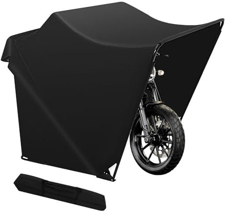 OUBUBY Tente de moto - Tente pliante universelle - Étanche - Étanche - Garage de voiture - Avec sac - Housse de protection pour moto - Accessoires