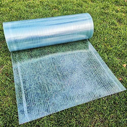 Toiture en Polycarbonate Transparent, imperméable, Protection UV, Panneau de Remplacement pour Serre, auvent, toiture, abri de Voiture, châssis Froid, 0,7 x 4 m