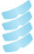 ABOOFAN 4pcs Fog and Rainproof Film for Motorcycle Helmets Visor Sticker for Visibility Weather Conditions Easy Installation Fit