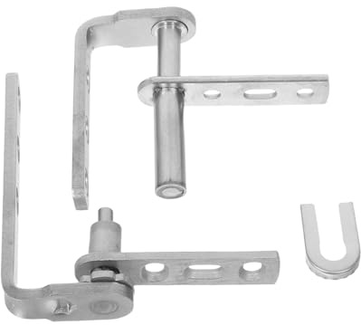 Sosoport 2 Pièces Charnières de Porte Battante Acier Inoxydable Charnières Pivotantes Auto-fermantes à Double Direction Support Lourd pour Portes Salon Remplacement Matériel pour Système de