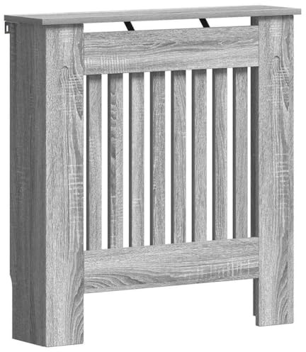 vidaXL Heizkörperabdeckung Sonoma-Grau 78 x 19 x 81,5 cm Holzwerkstoff