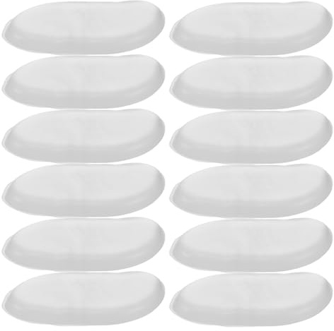 Gatuida 12pcs Leaf-shaped Silicone Powder Puff for Face Makeup Washable Non-absorbent Silicone Beauty Sponge for Applying Liquid Foundation Primer and Concealer