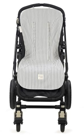 Funda colchoneta Praliné de Walking Mum (Rayas Matcha)
