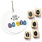 Cats on Appletrees Holzstempel 5er Set Ostereier