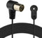 Bingfu Antenna Radio FM Interni Filo Cavo Antenna HiFi 75 ohm con Adattatore Femmina TV per HiFi Sintonizzatore Stereo Radio AM/FM