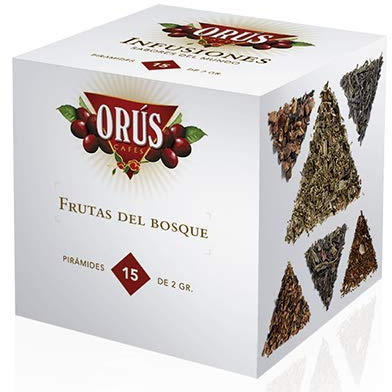 Infusión Frutas Del Bosque - Té altamente antioxidante y ayuda a controlar la hipertensión - Cafés Orús.