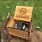 Nostalgish - Lord of The Rings Music Box - Hand Crank Wooden Musical Boxes Music Box - Unique Gift (Wood, LOTR)